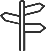 Signpost icon